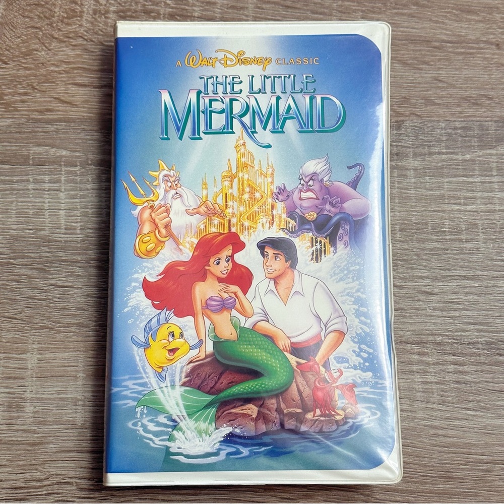 Vintage Banned Cover Disney The Little Mermaid VHS Movie